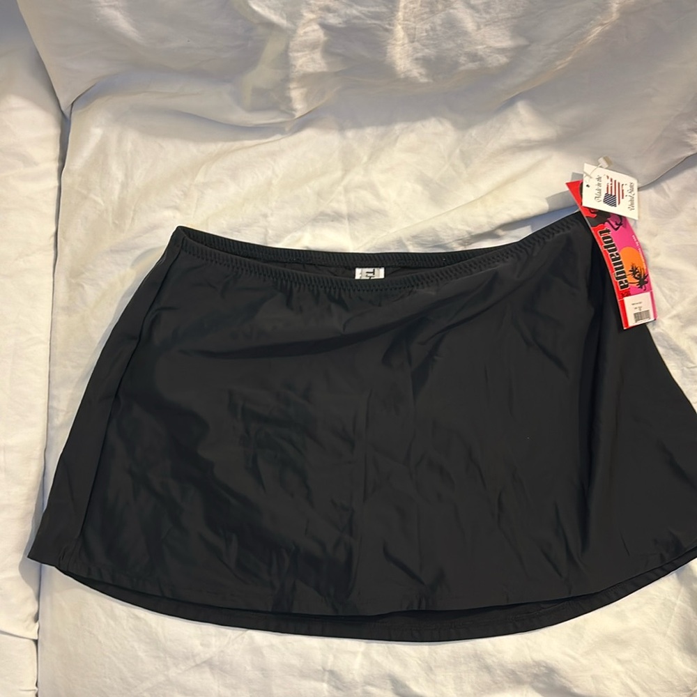 T.H.E. Topanga Swim Skirt Black 18